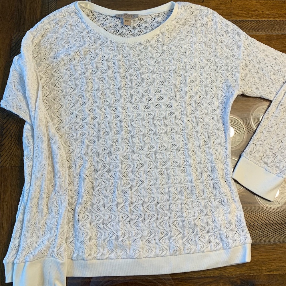 Nine West sheer sweater NWOT